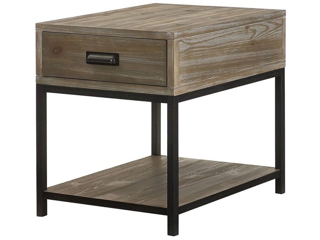 Rectangular Drawer End Table