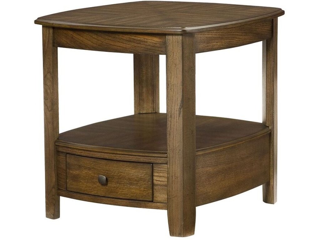 Rectangular Drawer End Table