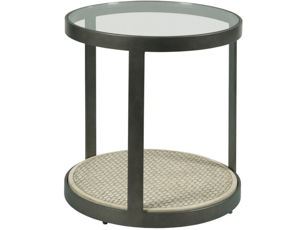 Concrete Round End Table