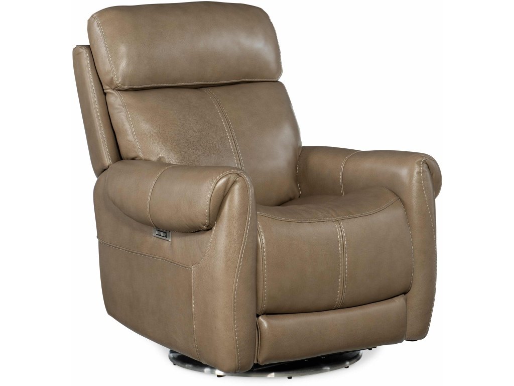 Sterling Swivel Power Recliner With Power Headrest