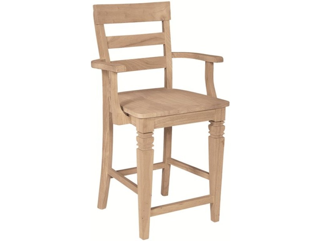 24'' Java Arm Counter Stool