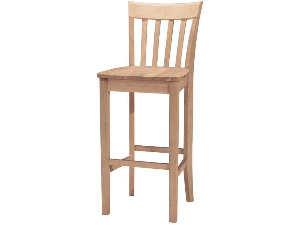 30'' Slatback Bar Stool