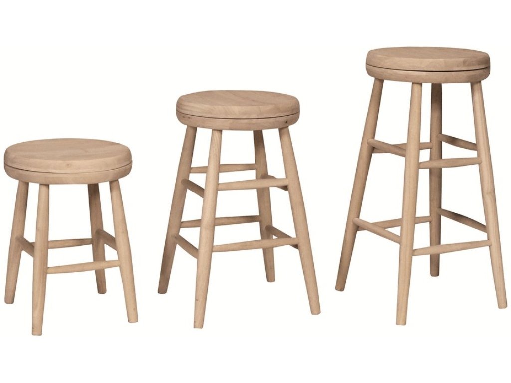 Scoop Seat Swivel Stools