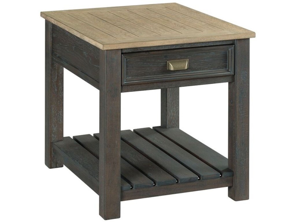 Rectangular Drawer End Table