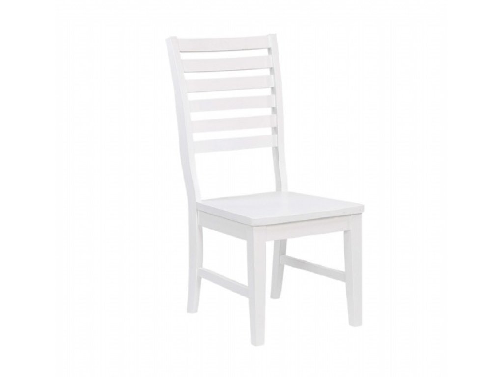 Ladder Back Side Chair w/Wooden Seat