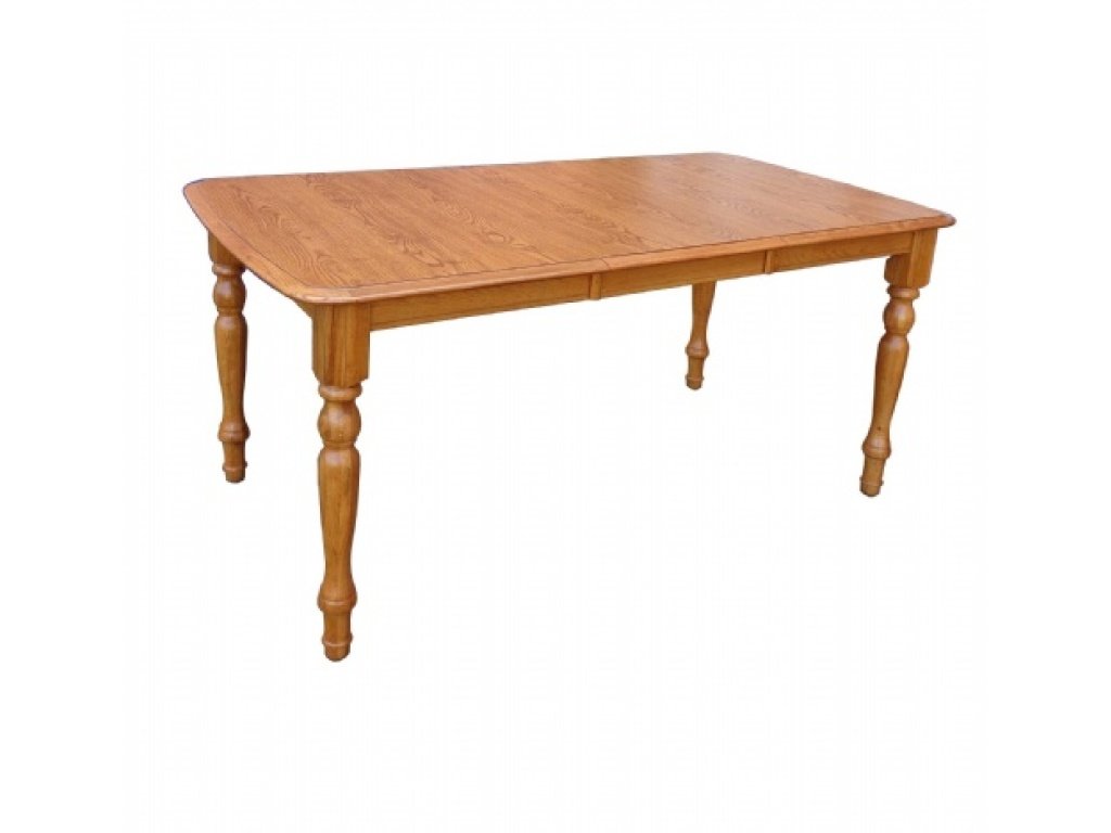 Laminated Dining Leg Table w/ 18" Leaf