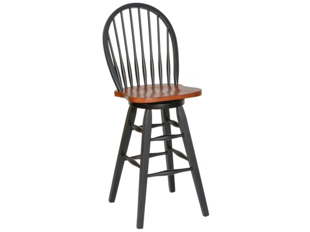 St. Michael Windsor 30" Swivel Barstool (Two-Tone)