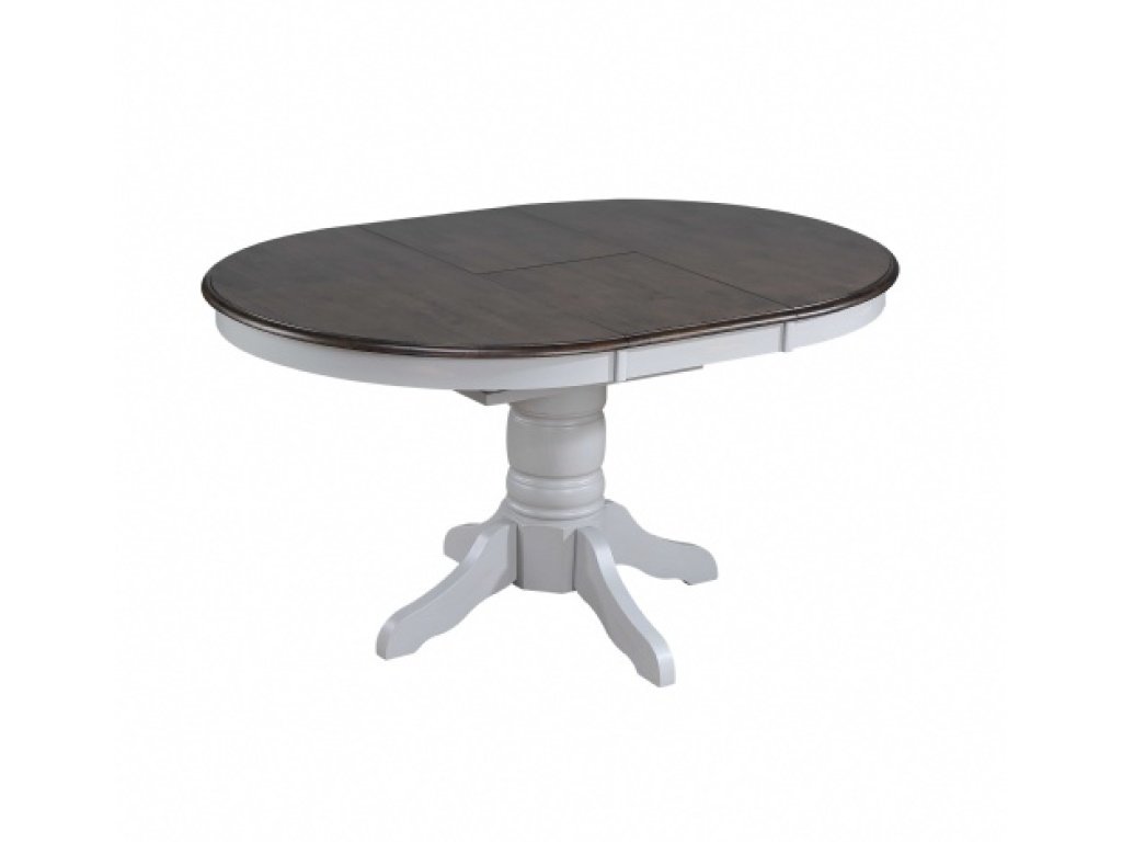 St. Helen Pedestal Dining Table w/15" Butterfly leaf