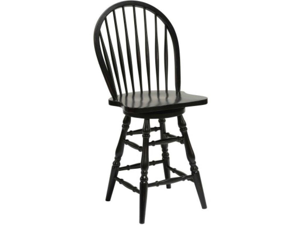 Windswept Shores Windsor 24"H Swivel Barstool (matching w/ WS005)