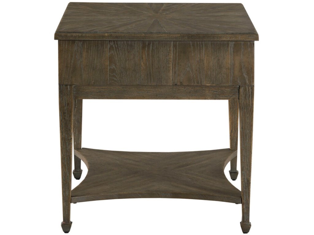 Carmine Drawer End Table