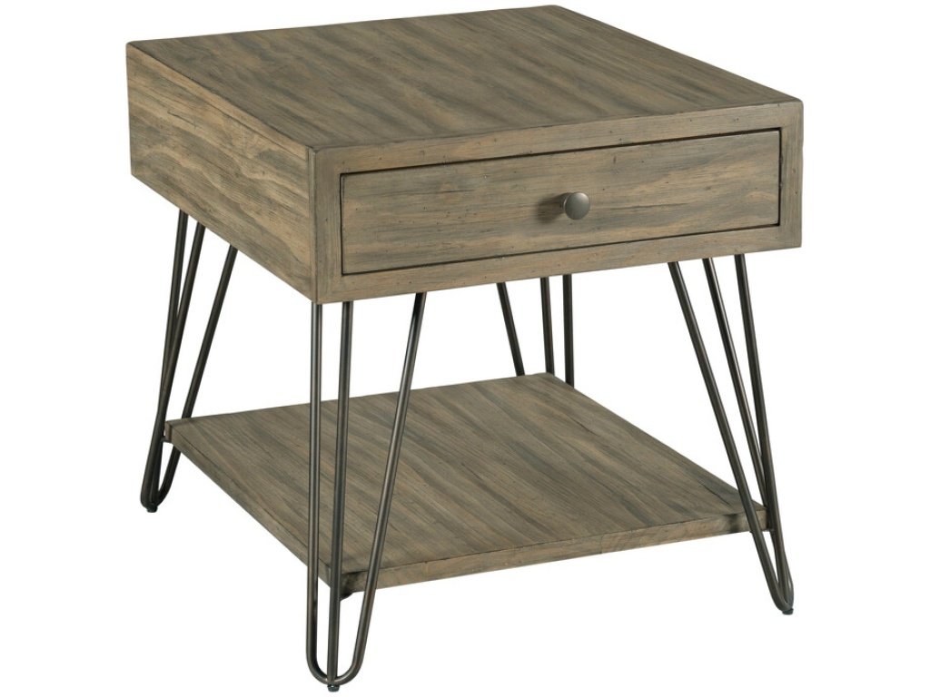 Rectangular Drawer End Table