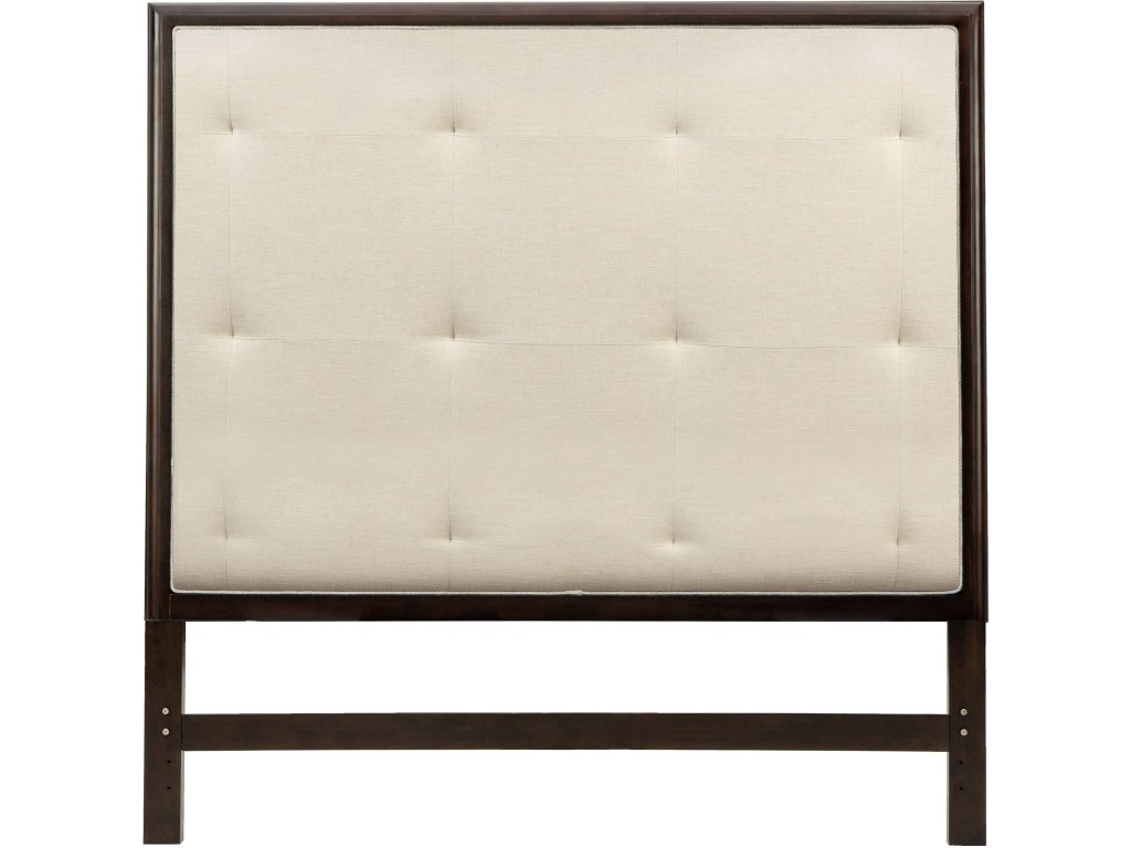 King Squared Headboard With Tufting